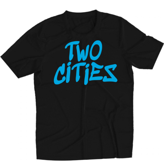 2CM Black Script Tee