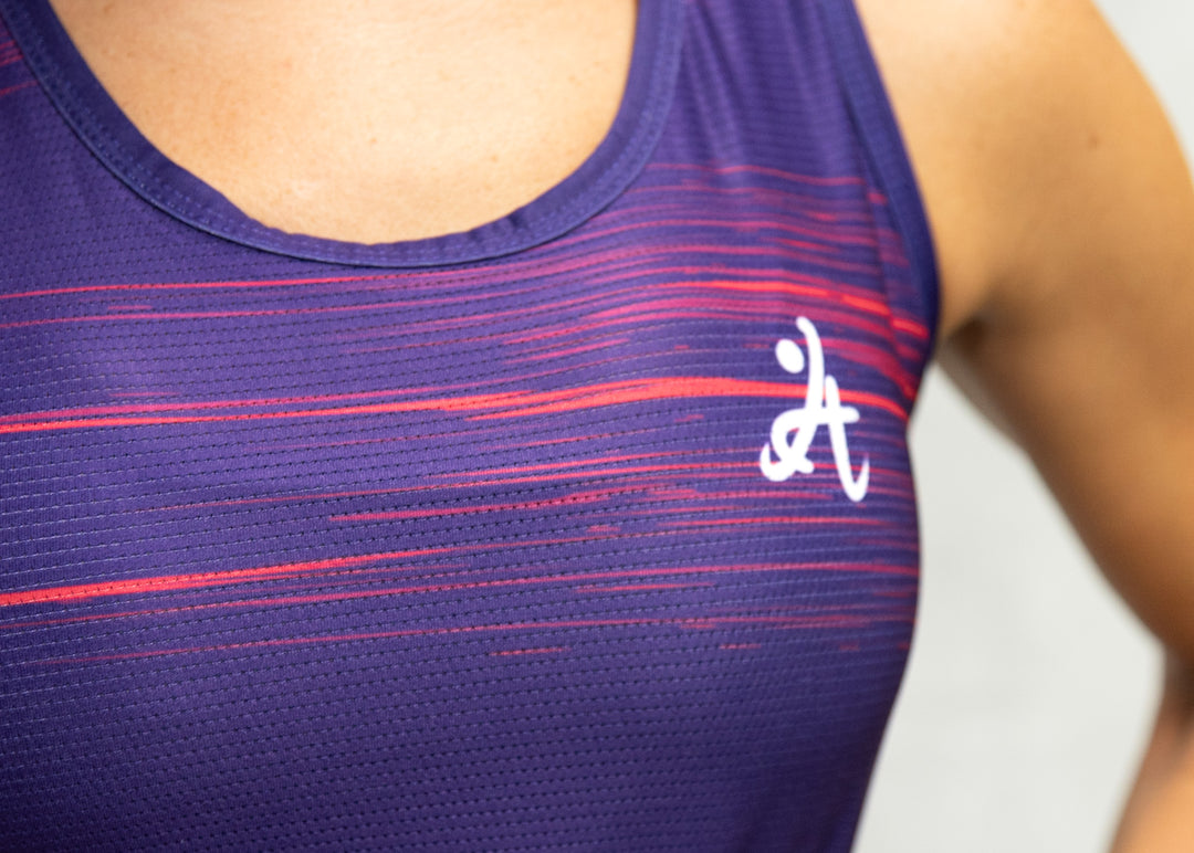 Women's Artletic Elite Magenta Rush Singlet