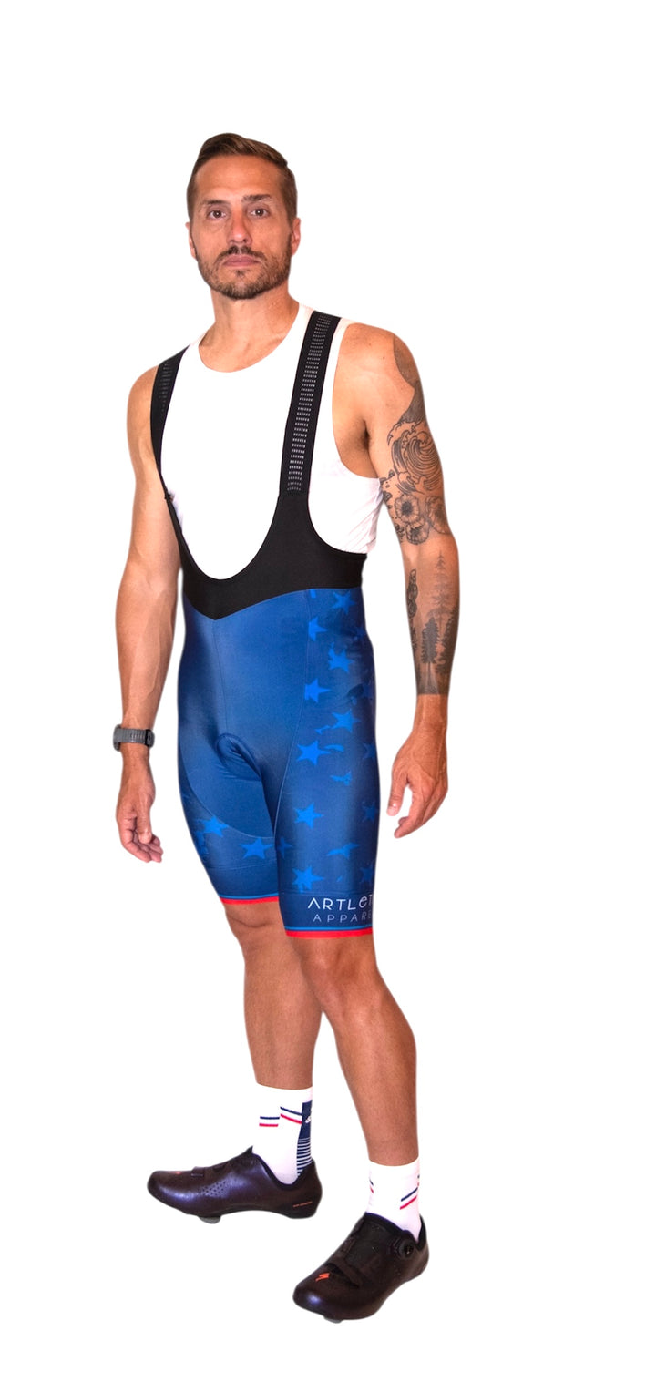 Old Glory Blue Men's Bibs