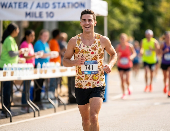 Men's Pizza Pace Singlet
