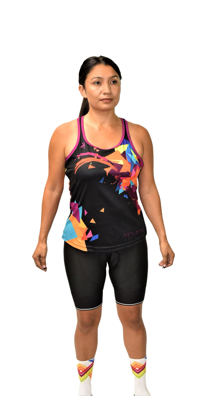 Women's Coolmax Racer-Back Confetti Singlet